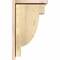 Ekena Millwork Alpine Rough Sawn Corbel w/Backplate, Douglas Fir, 8"W x 12"D x 20"H COR08X12X20ALP01RDF - alternate 4